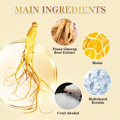 Lanemay Biotin &amp; Ginseng - Set de cuidado capilar (2 champús y acondicionadores) que fortalece y revitaliza el cabello seco y dañado. Sin alcohol, apto para todo tipo de cabello.