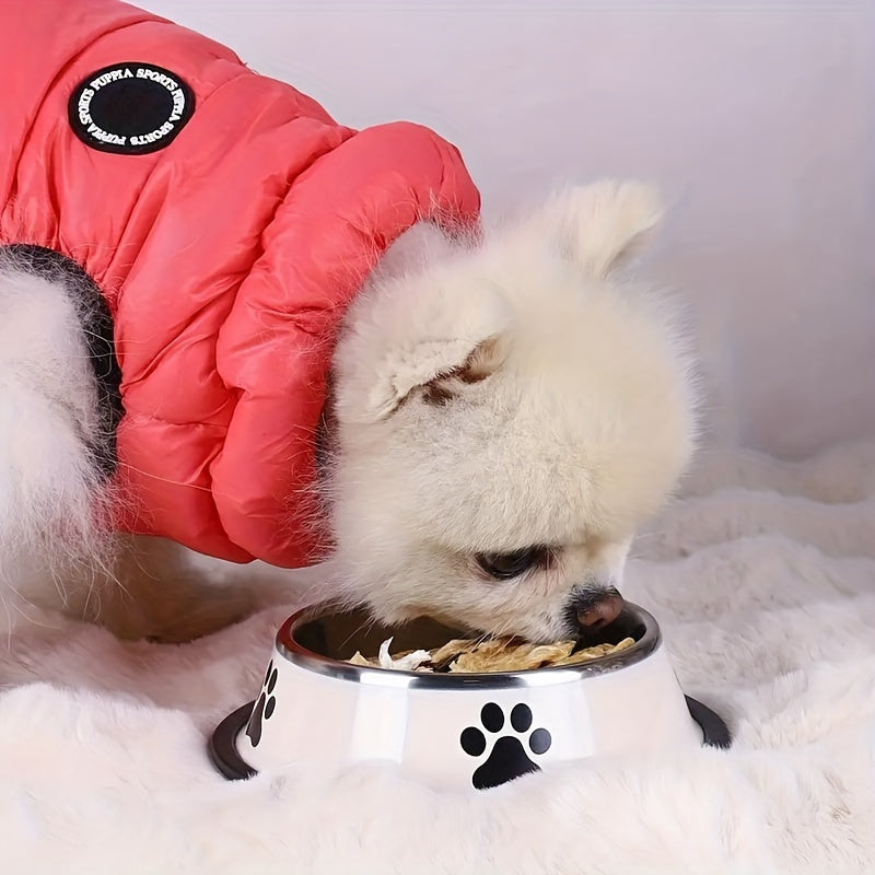 Premium Stainless Steel Pet Bowl - Non-Slip, Easy To Clean, Perfect For Dog And Cat Food And Water, Available In Three Sizes