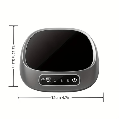 Smart Touch USB-Powered Coffee Cup Warmer - 3 Adjustable Temperature Settings, Auto Shut-Off, Portable Heating Pad for Home & Office Use
