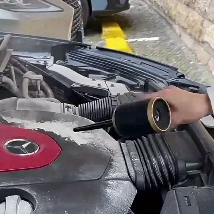 Aspiradora inalámbrica para coche con batería recargable de 2000 mAh (2 unidades), motor de 50 W/45 dB, de alta potencia, para coche, casa y autocaravana. Incluye potentes accesorios de succión y limpieza.
