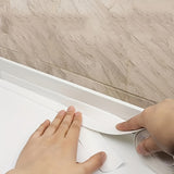 1pc Kitchen And Bathroom Decoration Edge Waterproof Stickers, Seat Potty Sink Vegetable Wash Basin Mat, Anti-mildew Beauty Seam Stickers, Sanitary Beauty Seam Stickers Strips