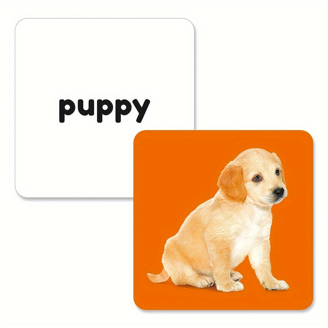 Teeny Baby® Animals Flashcards: 54 Cards with Vibrant Animal Images and English Words for Early Learning