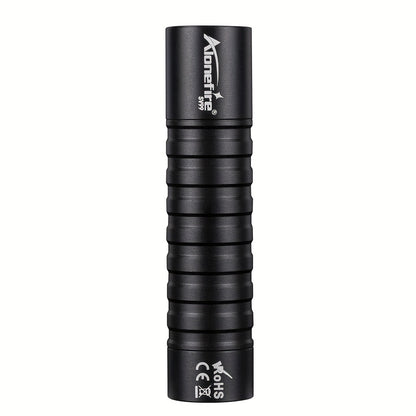 Mini linterna LED UV AloneFire: luz negra dual de 365 nm/395 nm, recargable por USB, linterna de bolsillo de alto brillo para tinta invisible, esmalte de uñas, manchas de mascotas y más.