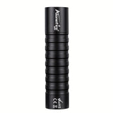 Mini linterna LED UV AloneFire: luz negra dual de 365 nm/395 nm, recargable por USB, linterna de bolsillo de alto brillo para tinta invisible, esmalte de uñas, manchas de mascotas y más.
