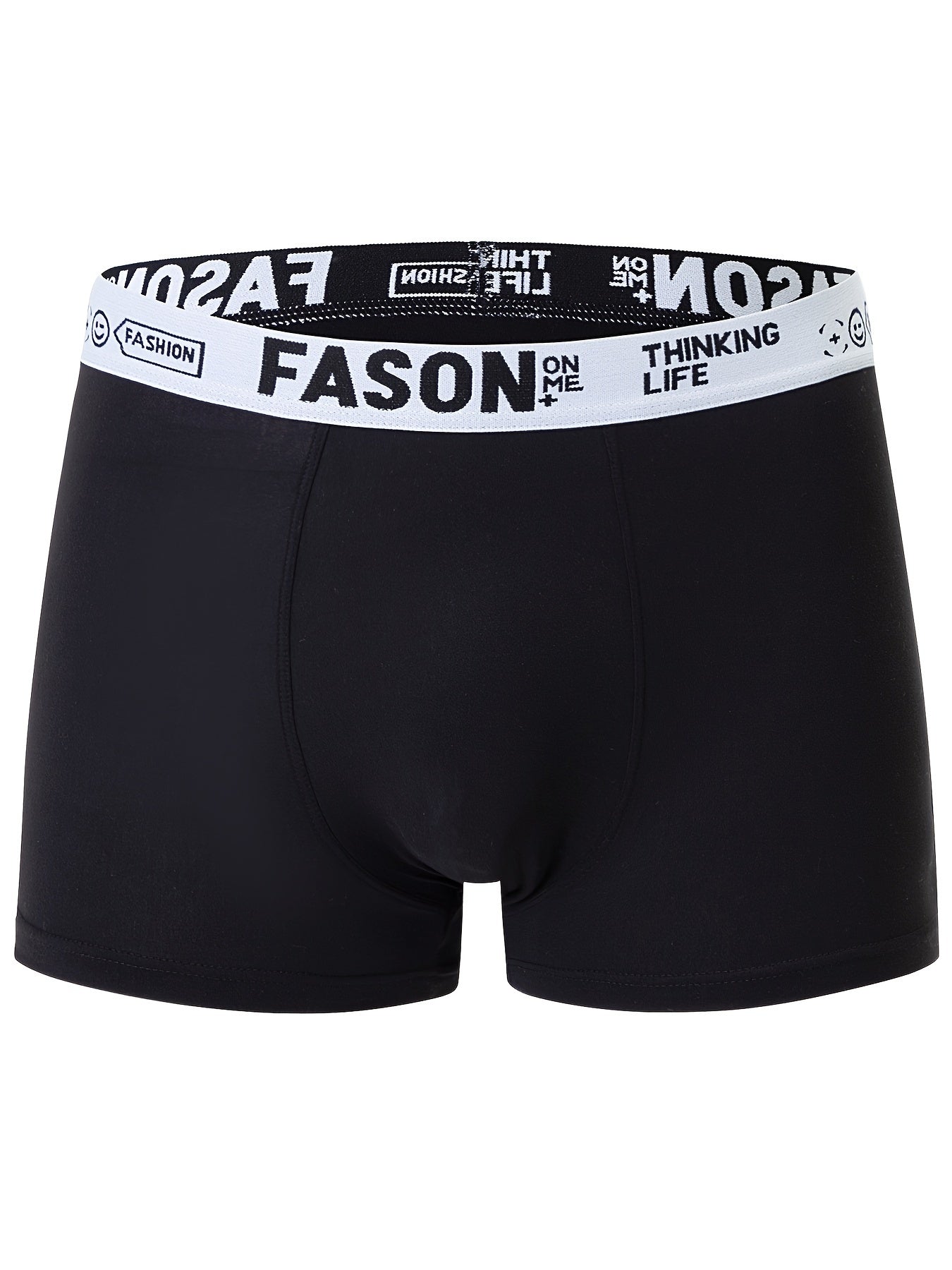 10pcs Men's Breathable Boxer Briefs - Comfort Stretch, Solid Color, Casual &amp; Sporty Underwear