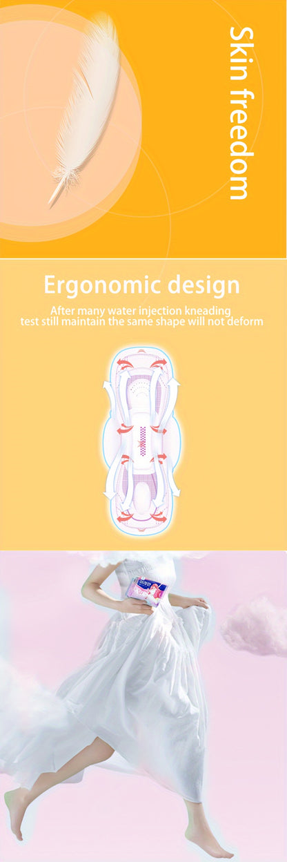 16/32pcs Extra Long Disposable Sanitary Napkins Combo Set, 290mm/420mm Ideal For Heavy Flow Or Overnight Use, Postpartum Incontinence, Daytime Activity - Non-Deforming