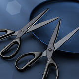 Stainless Steel Precision Scissors - Non-Stick, Sharp Edge for Office, Crafts & Paper Cutting