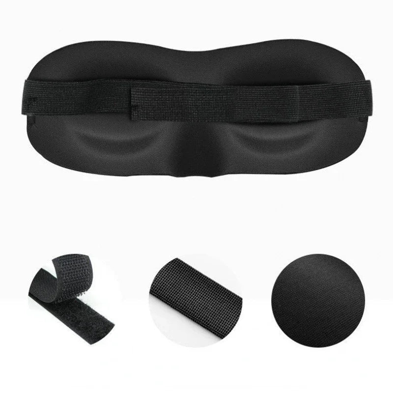 3d máscara de dormir eyepatch bloco para fora luz suave paded sono resto relaxar ajuda capa remendo olhos sombra olhos olhos de olhos