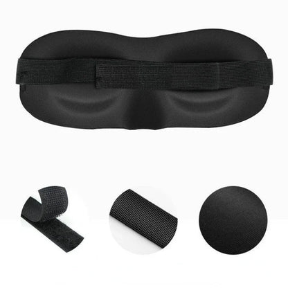 Máscara para dormir 3D, parche para ojos, bloqueador de luz suave, acolchado, para dormir, descansar, relajarse, ayuda para cubrir los ojos, antifaz, antifaz 