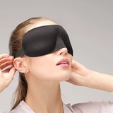 3d máscara de dormir eyepatch bloco para fora luz suave paded sono resto relaxar ajuda capa remendo olhos sombra olhos olhos de olhos