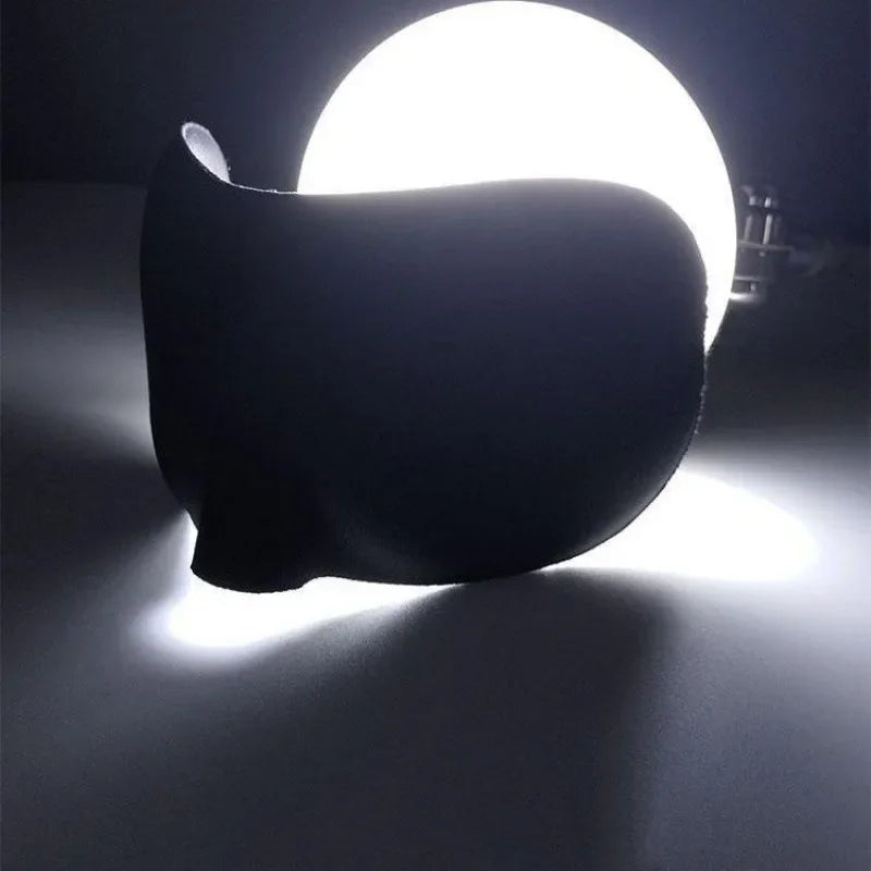 3d máscara de dormir eyepatch bloco para fora luz suave paded sono resto relaxar ajuda capa remendo olhos sombra olhos olhos de olhos