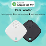 Minirastreador GPS versátil: localizador personal en tiempo real para mascotas, carteras y llaves | Batería con 1 año de duración | Compatible con Find My Key de Apple | Ideal para perros, gatos y más | Incluye batería de botón no recargable