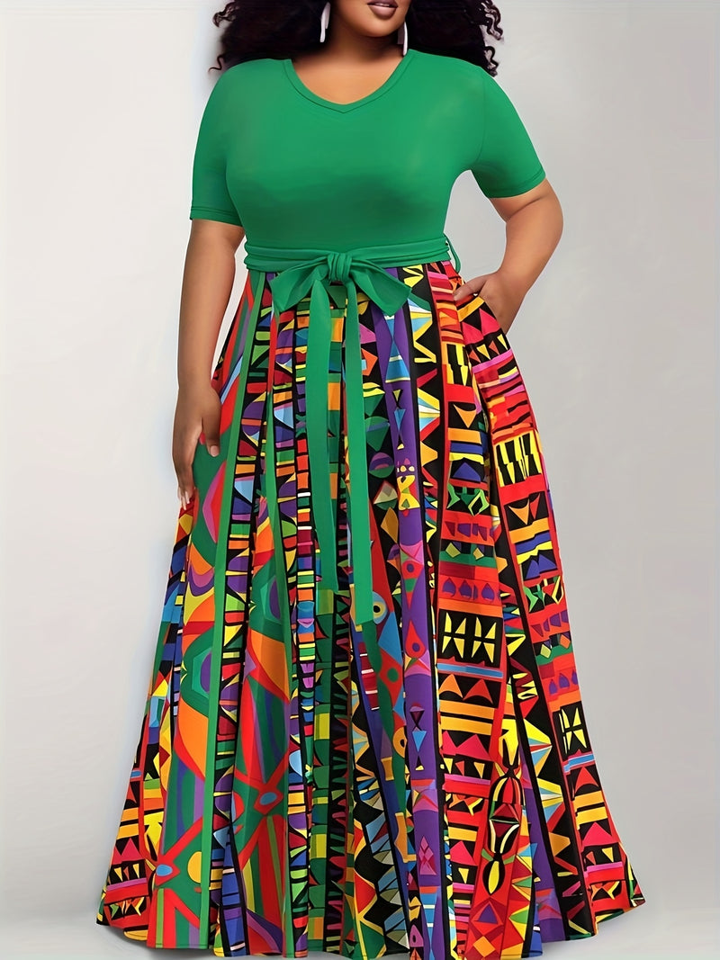 Plus Size, Women's Fashion Plus-Size Dress