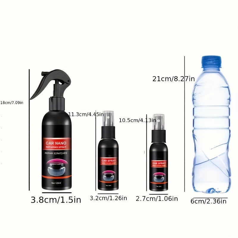 Nano Ceramic Coating Spray - Ultimate Car Paint Protection and Hydrophobic Glass Coating Repels Water