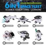 Kit de robot solar STEM 6 en 1, juguetes, regalos para niños de 8, 9, 10, 11, 12 y 13 años, juego de experimentos científicos de construcción educativa para cumpleaños, Halloween, Navidad y Acción de Gracias.