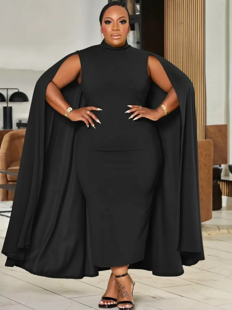 Vestidos de mujer de talla grande 3XL 4XL, batas de otoño e invierno, manga larga, estilo callejero, informales, tallas XL-5XL, vestido midi extragrande. 