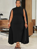 Vestidos de mujer de talla grande 3XL 4XL, batas de otoño e invierno, manga larga, estilo callejero, informales, tallas XL-5XL, vestido midi extragrande. 