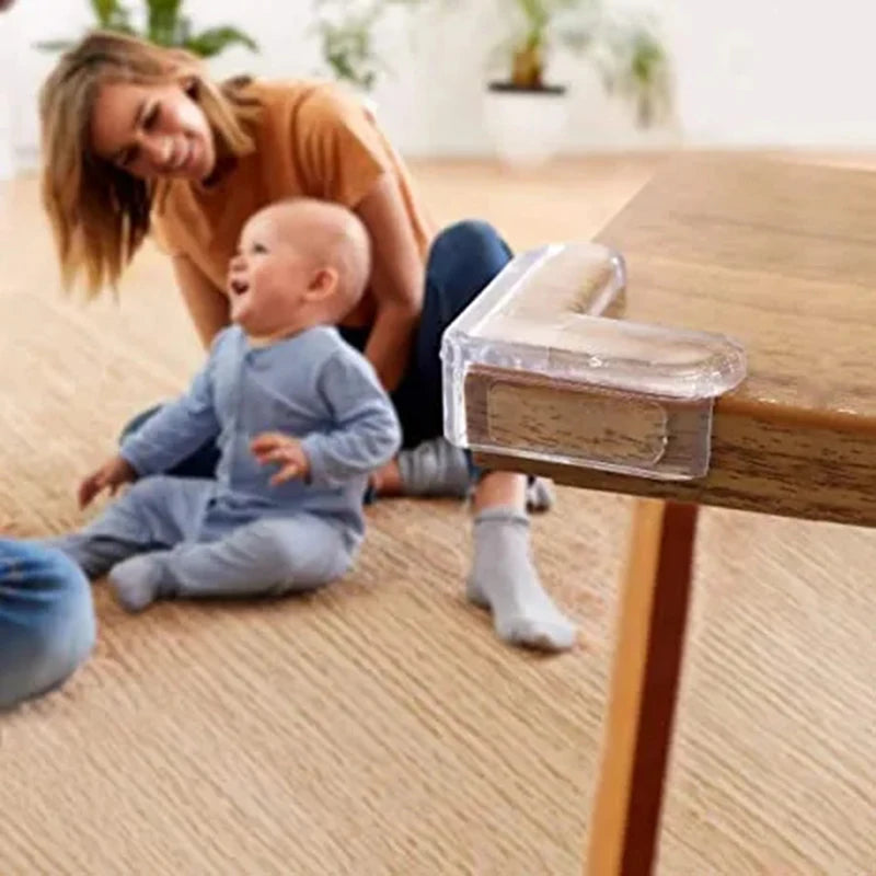 4pcs/8pcs/12pcs Kids Baby Safety Silicone Protector Table Corner Edge Guard Child Anti-collision Edge Protector 