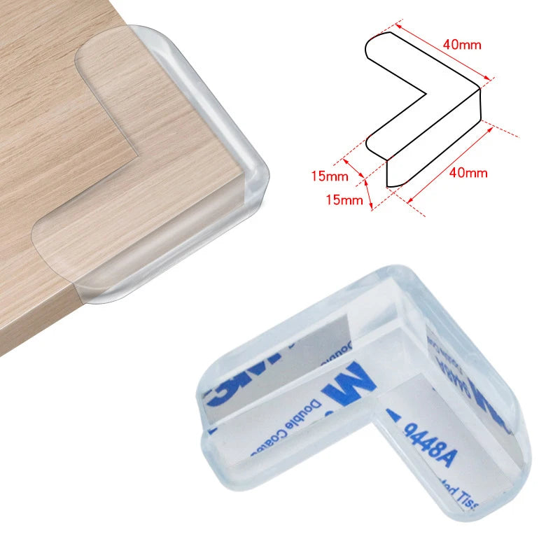 4pcs/8pcs/12pcs Kids Baby Safety Silicone Protector Table Corner Edge Guard Child Anti-collision Edge Protector 