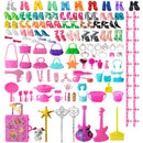 40pcs/set Barbies Doll Clothes Swimsuits Bikini Accessories For Barbie Doll Shoes Skateboard Boots For Barbie Doll Accessories 