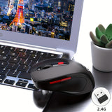 HXSJ - T67 Office Wireless Mouse, 2.4 G Wireless Connection For Birthday/friend Gift