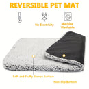 1pc Cozy Polyester Cat Bed with Non-Slip Bottom, Detachable Warm Pet Mat, Indoor & Outdoor Comfortable Cat Pad with Polyester Fiber Filling