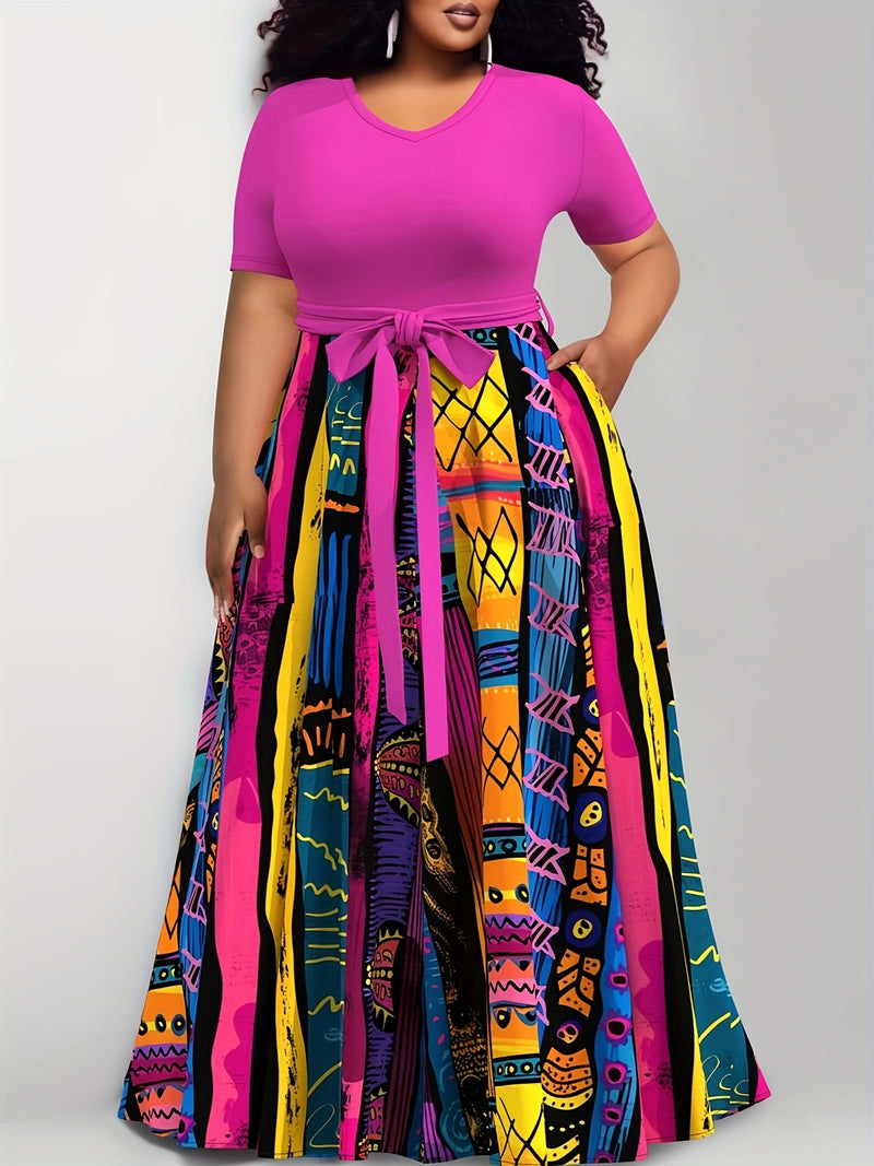 Plus Size, Women's Fashion Plus-Size Dress