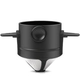 1pc Double Layer 304 Stainless Steel Coffee Filter Cup - Foldable and Portable for Hand-Pour Coffee - Little Angel Design