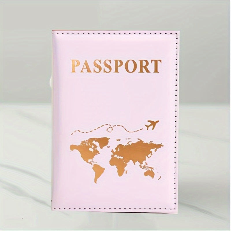 1pc Passport Cover And Travel Wallet Secure Organizer For Documents And Cards