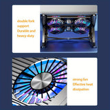 Foldable Laptop Radiator And Holder, Cooling Pad Bracket With Silent Fan For Macbook Tablet Notebook Stand Table For Laptop Accessories