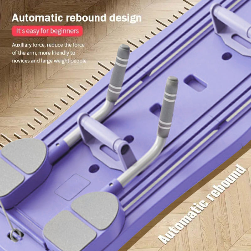 8 in 1 Portable Fitness Board - ABS Material Pilates Board, Core and Abdominal Muscle Strength Training, Home Fitness Equipment, Foldable Design for Easy Storage New Year Gift