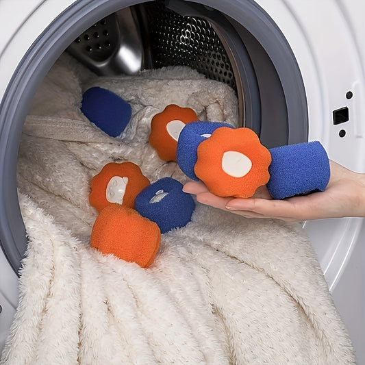 3/6 Pack Pet Hair Remover Balls for Laundry, Wrinkle & Lint Reduction, Reusable Dryer Balls, Formaldehyde-Free, Non-Waterproof, Body Use - Saves Drying Time