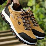 Zapatillas informales para hombre: transpirables, antideslizantes, con cordones, plantilla de EVA y suela MD duradera.