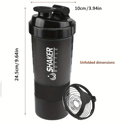Portable Protein Shaker Cup - Durable PP Material, Ideal for Gym & Outdoor Fitness Enthusiasts, Shaking Cup, Milkshake