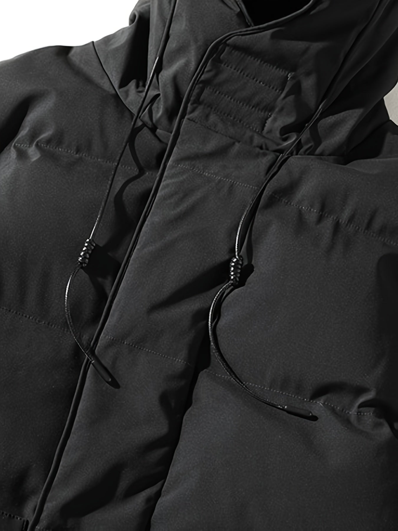 Men'S Solid Color Jacket, Comfy Warm Trendy Winter Cold-Proof Outwear As Gift