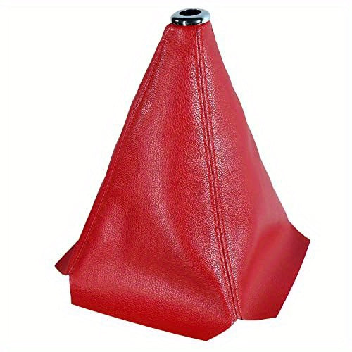 Universal Car Shift Knob Dust Cover Black PU Leather Manual/Auto Shifter Shift Boots Cover