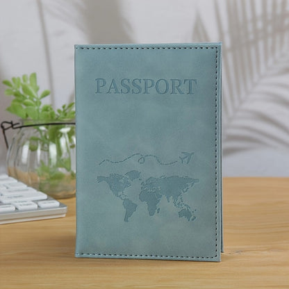 Minimalist Passport Protector, Document Holder, Men's Solid Colour Card Wallet