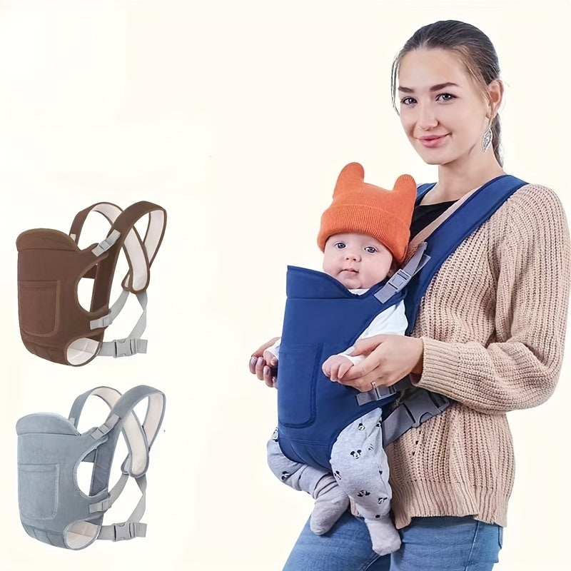 Portabebés ergonómico: portabebés multifuncional delantero y trasero para recién nacidos. Perfecto para mayor comodidad y conveniencia. Regalo para Navidad, Halloween y Acción de Gracias.