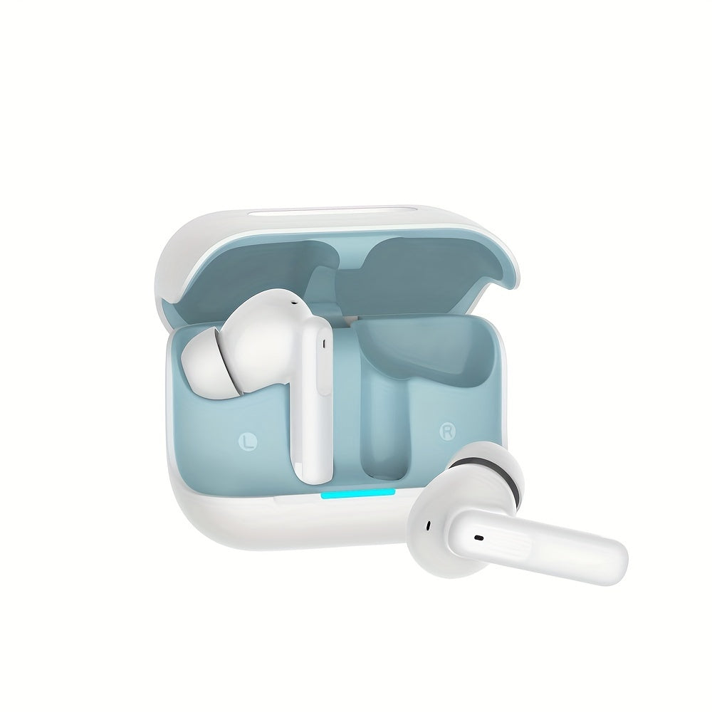 TWS Active Noise-Canceling Wireless Sports Earbuds - Long Battery Life, Touch Controls, Compatible for Android & Apple Devices