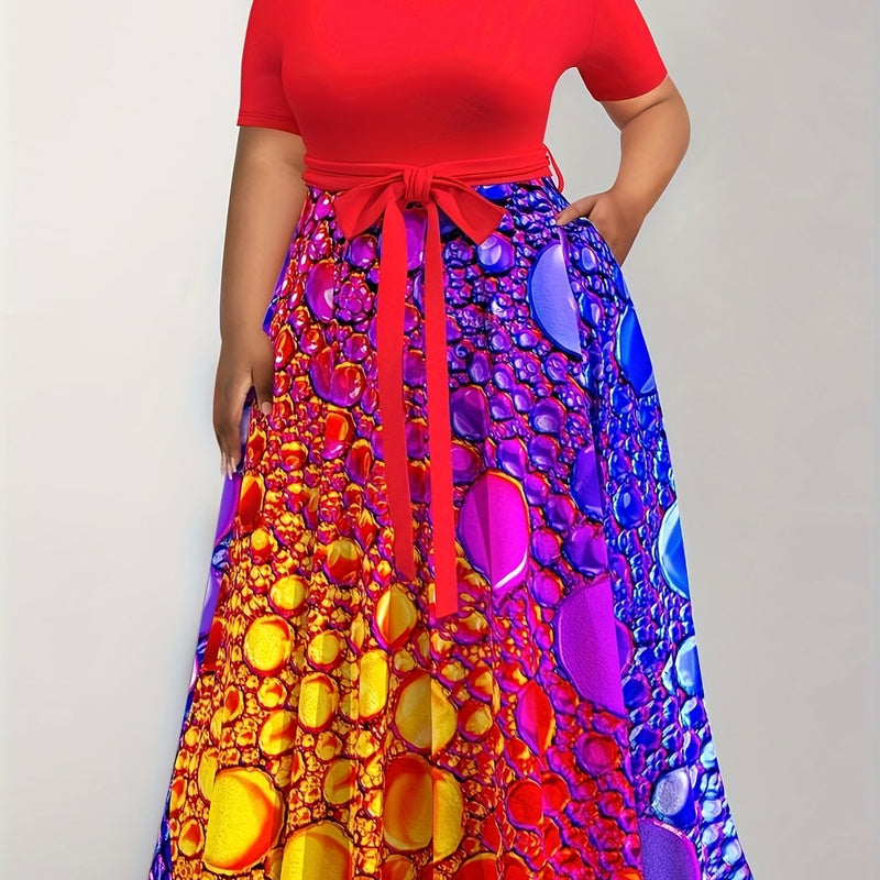 Plus Size, Women's Fashion Plus-Size Dress