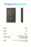 EAGET Magnetic Portable Charger, 10000mAh 22.5W PD Fast Charging, USB-C Power Bank Compatible With IPhone 15/14/13/12 Pro/Mini/Pro Max, For AirPods (Black)