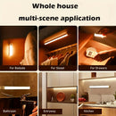 Smart Motion-Activated LED Light Strip - Wireless, Magnetic Mount, USB Rechargeable for Wardrobe, Kitchen, Desk & More
