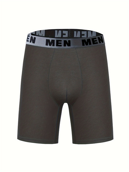 4pcs Combination Modal Men's Long Boxer Briefs