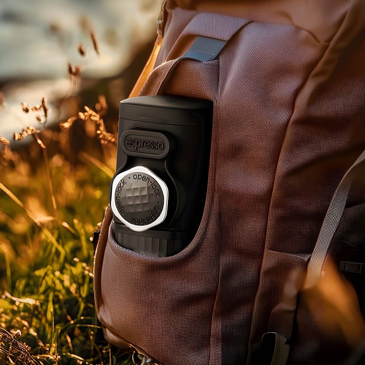 A Portable Coffee Maker with Rich Cream, a Two-In-One Machine for Capsules And Coffee Grounds, Requires No Electricity, Is Compact And Lightweight, Perfect for Travel, Cars, Desks, And Home Use, Making It a Practical Holiday