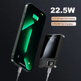 1pc, 10000mAh Mobile Power Bank, 22.5W / PD20W Super Fast Charging, Magnetic Wireless Power Bank, Suitable for Android /iPhone Devices USB, Type-c Portable Mobile Phone Power Bank, LED Power Display Screen