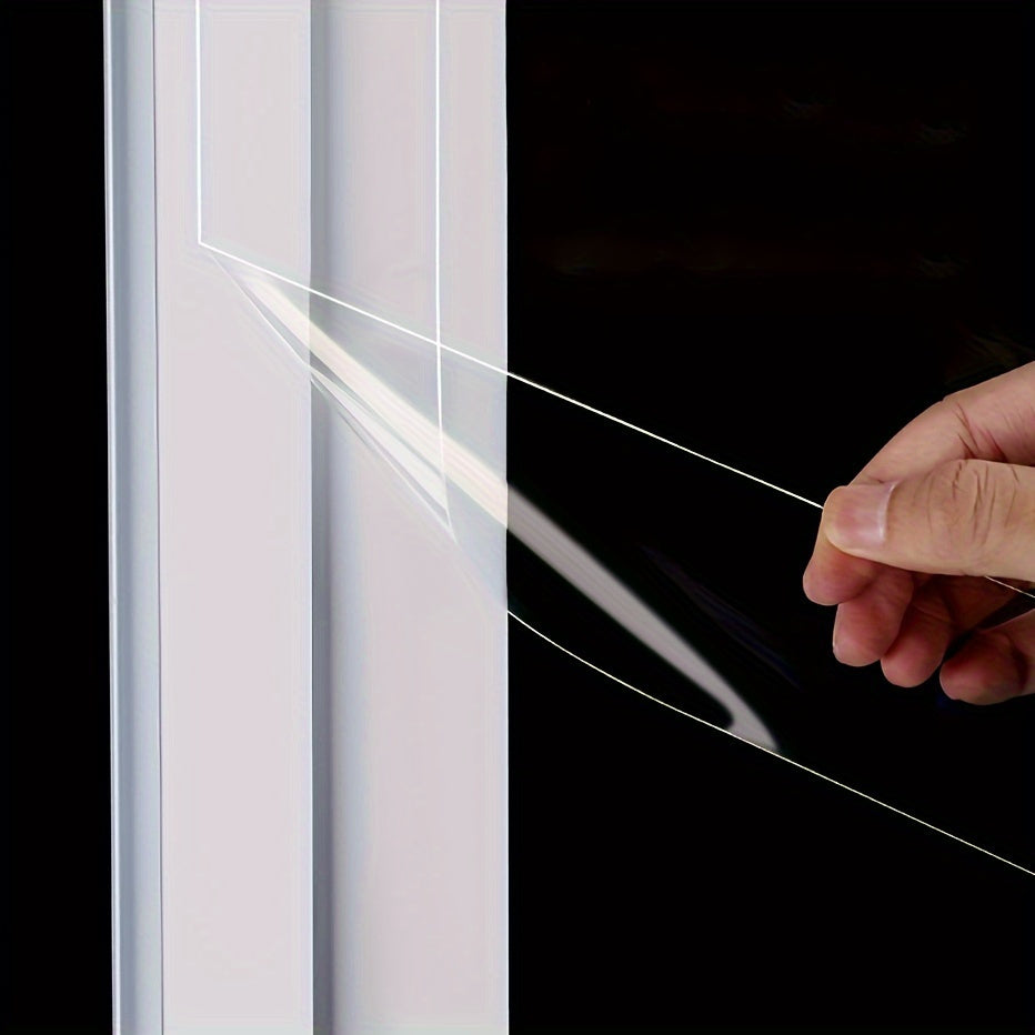 1 Roll of Heavy-Duty Window Windproof Tape - High Viscosity, Thick, Cloth-Based, Waterproof, and Cold Water Resistant for Sealing Gaps and Cracks - 19.99meter Long, Leaves No Traces, Ideal for Winter