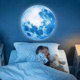 Blue Moon Projector, 360° Rotatable Adjustable LED Light, Moon Atmosphere Projection Lamp, USB Night Light for Home Bedside Table, Bedroom Living Room, Gift, Room Decor, Photo Background, Wall Ceiling Decoration
