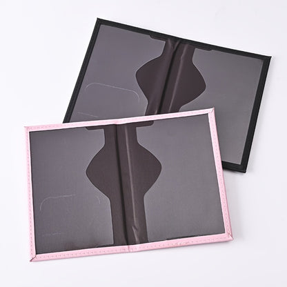 Creative Color Printing Letter Faux Leather Multi-Functional Passport Holder SIM Card ID Holder