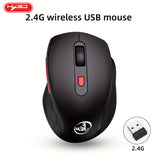 HXSJ - T67 Office Wireless Mouse, 2.4 G Wireless Connection For Birthday/friend Gift
