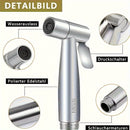 3-Piece Stainless Steel High-Pressure Shower Head Set with Handheld Bidet Sprayer & Tub Attachment - Contemporary Style, Diverter Control, Other Shape, Single-Hole Deck Mount - Enhanced Bathroom Cleaning Comfort